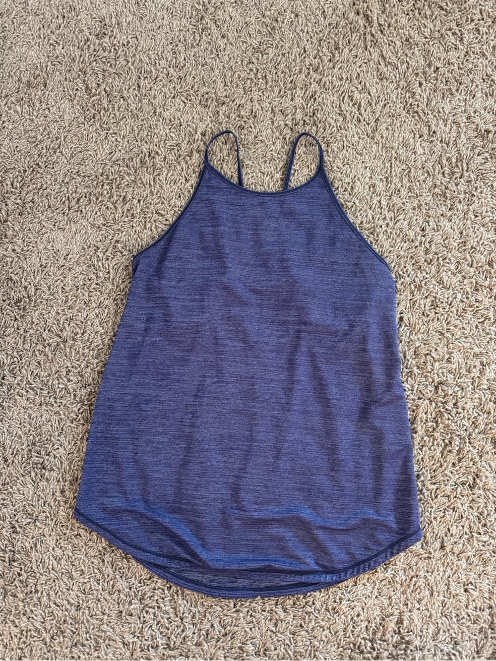 lululemon athletica Navy Heathered Halter Tank